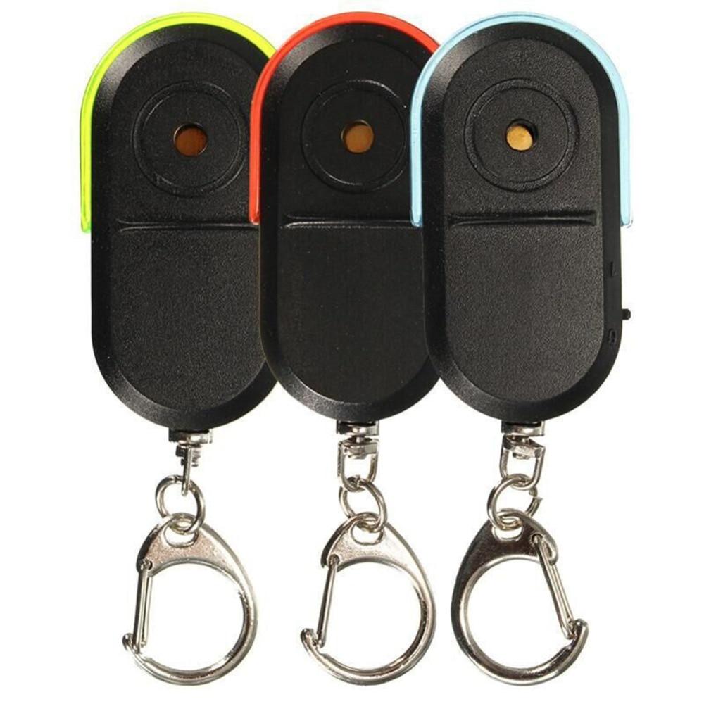 Anti-Lost Smart Pet  Trackers Key Finder Wireless Alarm Locator Keychain Whistle Sound LED Light Tracker Anti-Lost Device