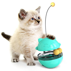 Cat Toy Interactive Tumbler Funny Cat Ball Funny Cat Stick Funny Feeder Cat Supplies Pet Supplies