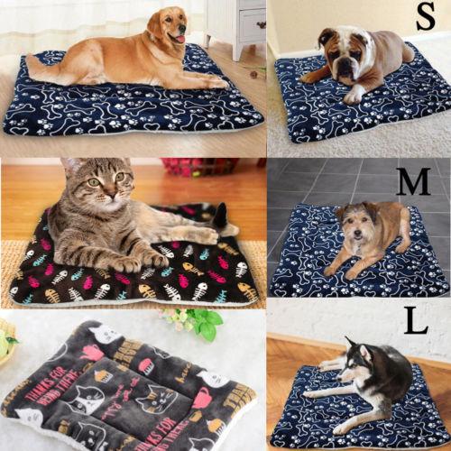 Hot Selling Pet Dog Cat Mats S-XL Large Small Mats Soft Warm Dog Cat Pet Mat Bed Pad Self Heating Rug Thermal Washable Pillow