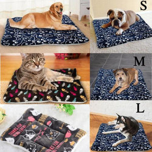 Hot Selling Pet Dog Cat Mats S-XL Large Small Mats Soft Warm Dog Cat Pet Mat Bed Pad Self Heating Rug Thermal Washable Pillow