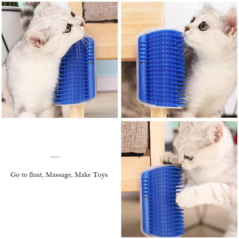 Pet Cat Self Groomer toy For Cat Grooming Tool Hair Removal Brush Dogs Cat Comb Hair Shedding Trimming Massage Device With Catoy