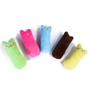 Teeth Grinding Catnip Toys Funny Interactive Plush Cat Toy Pet Kitten Chewing Vocal Toy Claws Thumb Bite Cat mint For Cats hot